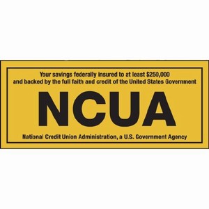 Mylar Emblem - NCUA logo